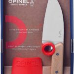 Opinel Le Petit Chef Kitchen Knife With Rounded Tip And Finger Guard