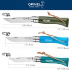 Opinel Stainless Steel Pocket Knife No. 8, Red - Image 3