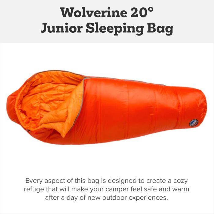 Big Agnes Wolverine 20 Sleeping Bag, Cherry Tomato/Tangelo - Image 6