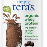 Simply Tera's Organic Whey Protein Dark Chocolate, 12 Oz