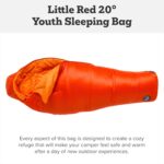 Big Agnes Little Red Sleeping Bag, Cherry Tomato/Tangelo - Image 2