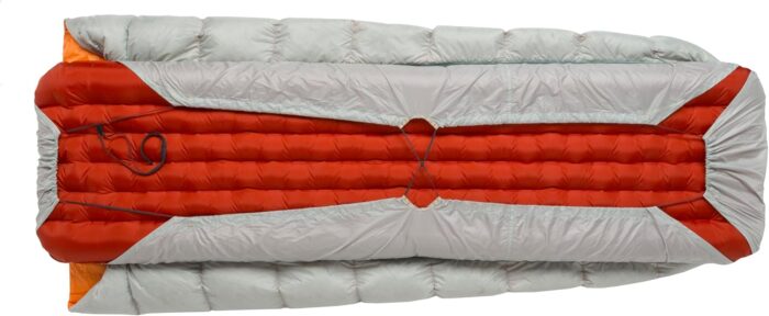 Big Agnes Lost Ranger 3N1 Sleeping Bag, Mercury/Tangelo Long Size - Image 4