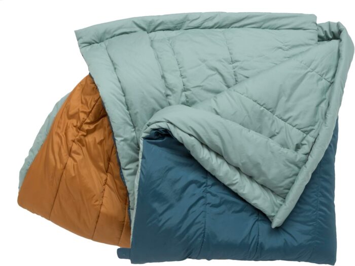 Big Agnes Dream Island Sleeping Bag Double Wide, Tapestry/Brown Sugar - Image 4