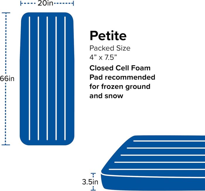 Big Agnes Divide Insulated Sleeping Pad 20x66 Petite, Warm Olive - Image 6