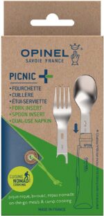 Opinel Picnic+ Cutlery Dual-Use Napkin with Fork And Spoon - Image 13
