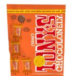 Tony's Chocolonely Milk Chocolate with Caramel and Sea Salt, 4.44 Oz