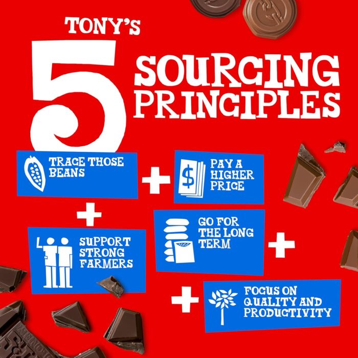 Tony's Chocolonely Milk Chocolate with Caramel and Sea Salt, 4.44 Oz - Image 4