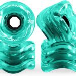 Shark Wheel Skateboard Cruising Wheels, Transparent Emerald 72 Mm