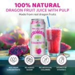 Vinut 100% Fruit Juice with Pulp, Red Dragon 16.57 Fl Oz 12 Pack - Image 3