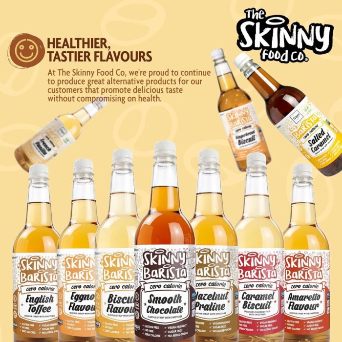 The Skinny Food Co Zero Calorie Hazelnut Praline Syrup, 35 Fl Oz - Image 6