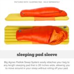 Big Agnes Little Red Sleeping Bag, Cherry Tomato/Tangelo - Image 5