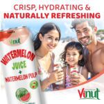 Vinut 100% Fruit Juice with Pulp, Watermelon 16.57 Fl Oz 6 Pack - Image 5