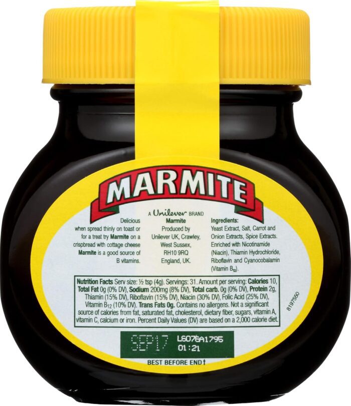Marmite Yeast Extract Flavored, 4.4 Oz - Image 4