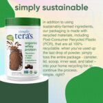 Simply Tera's Organic Whey Protein Dark Chocolate, 12 Oz - Image 6