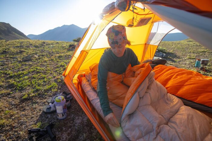 Big Agnes Lost Ranger 3N1 Sleeping Bag, Mercury/Tangelo Long Size - Image 5