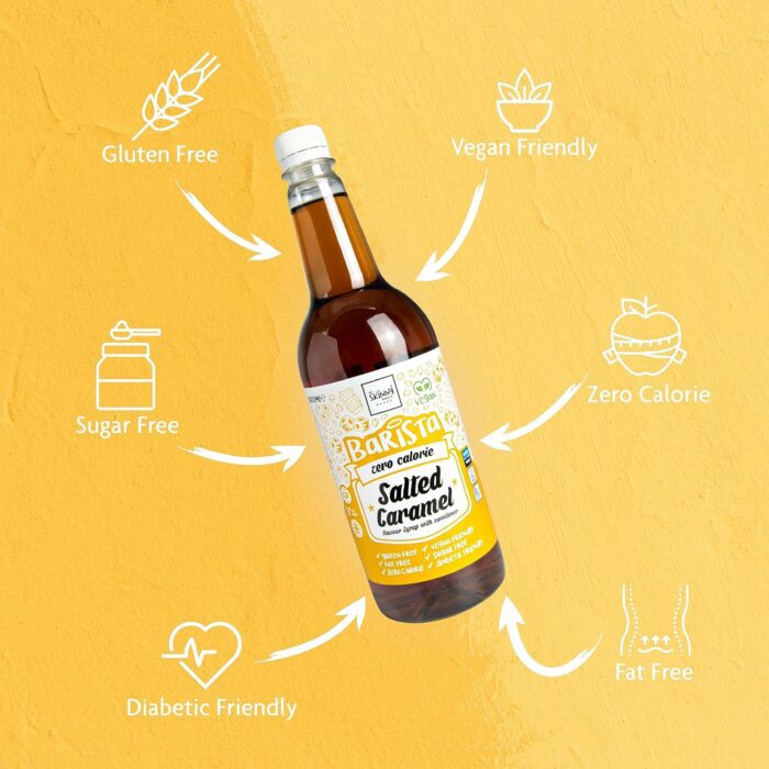 The Skinny Food Co Zero Calorie Salted Caramel Syrup, 35 Fl Oz - Image 5