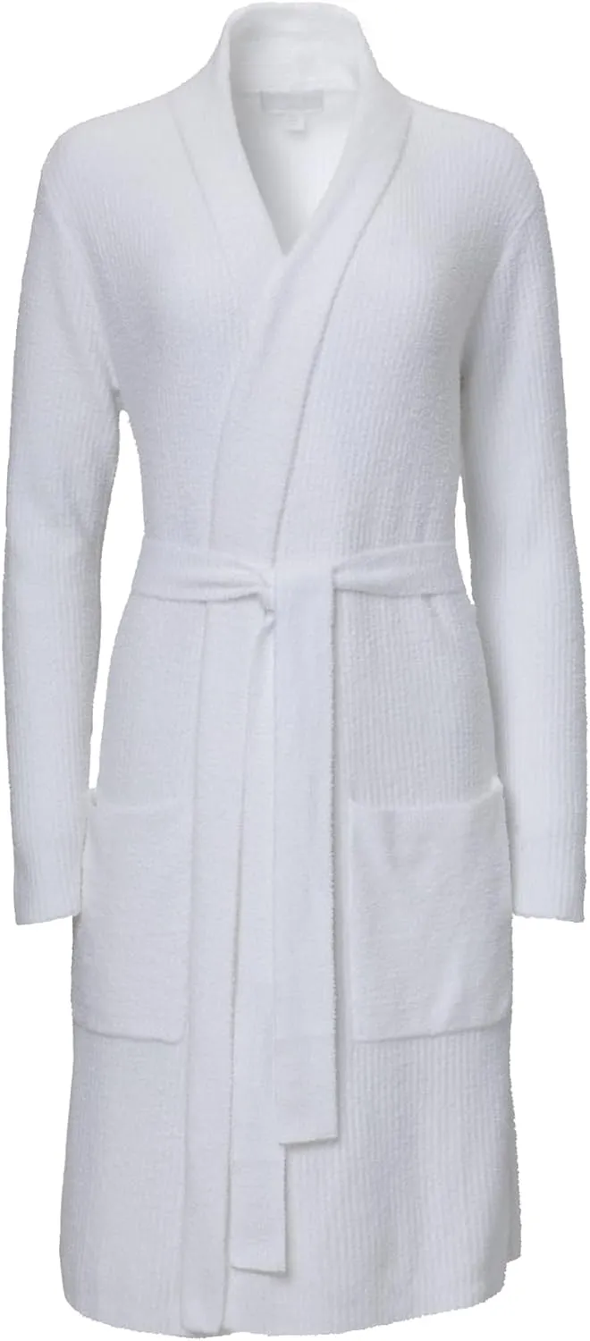 imgi_195_61RvhkiaCjL._AC_SL1500_ Barefoot Dreams CozyChic Lite Ribbed Robe, Sea Salt L/XL - Image 1