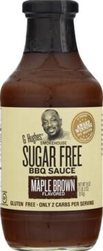G Hughes BBQ Sauce SugarFree Maple Brown - Image 3