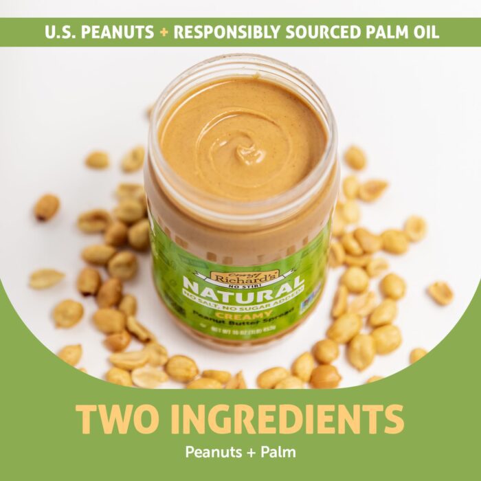 Crazy Richard's Natural, Creamy Peanut Butter, 16 Oz - Image 4