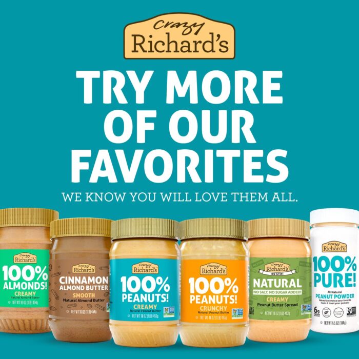 Crazy Richard's Natural, Creamy Peanut Butter, 16 Oz - Image 8